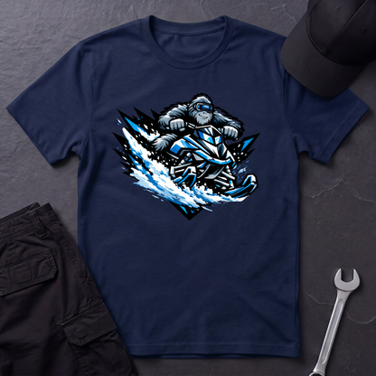 Sasquatch Snowmobile  T-Shirt