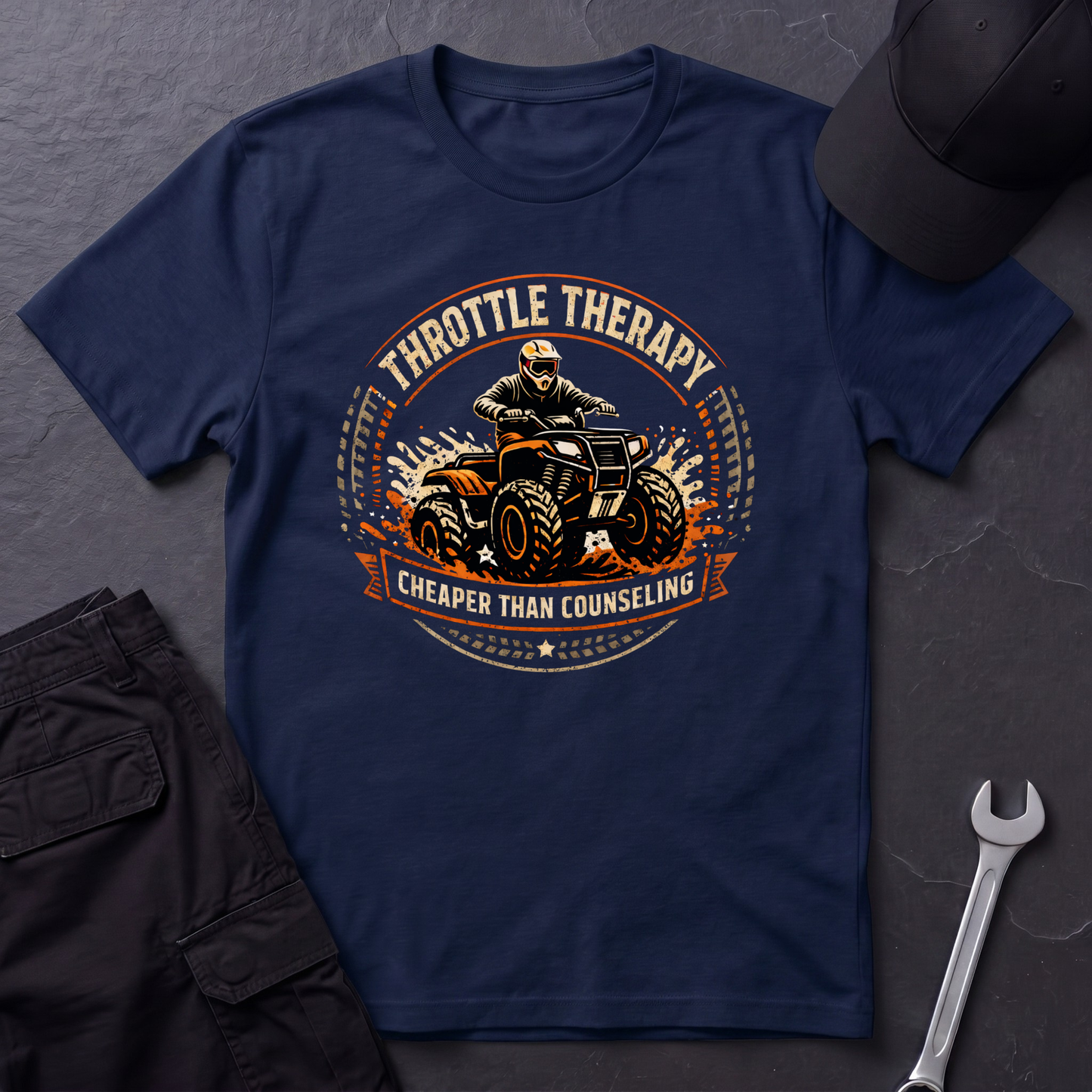 Throttle Therapy Quad  T-Shirt