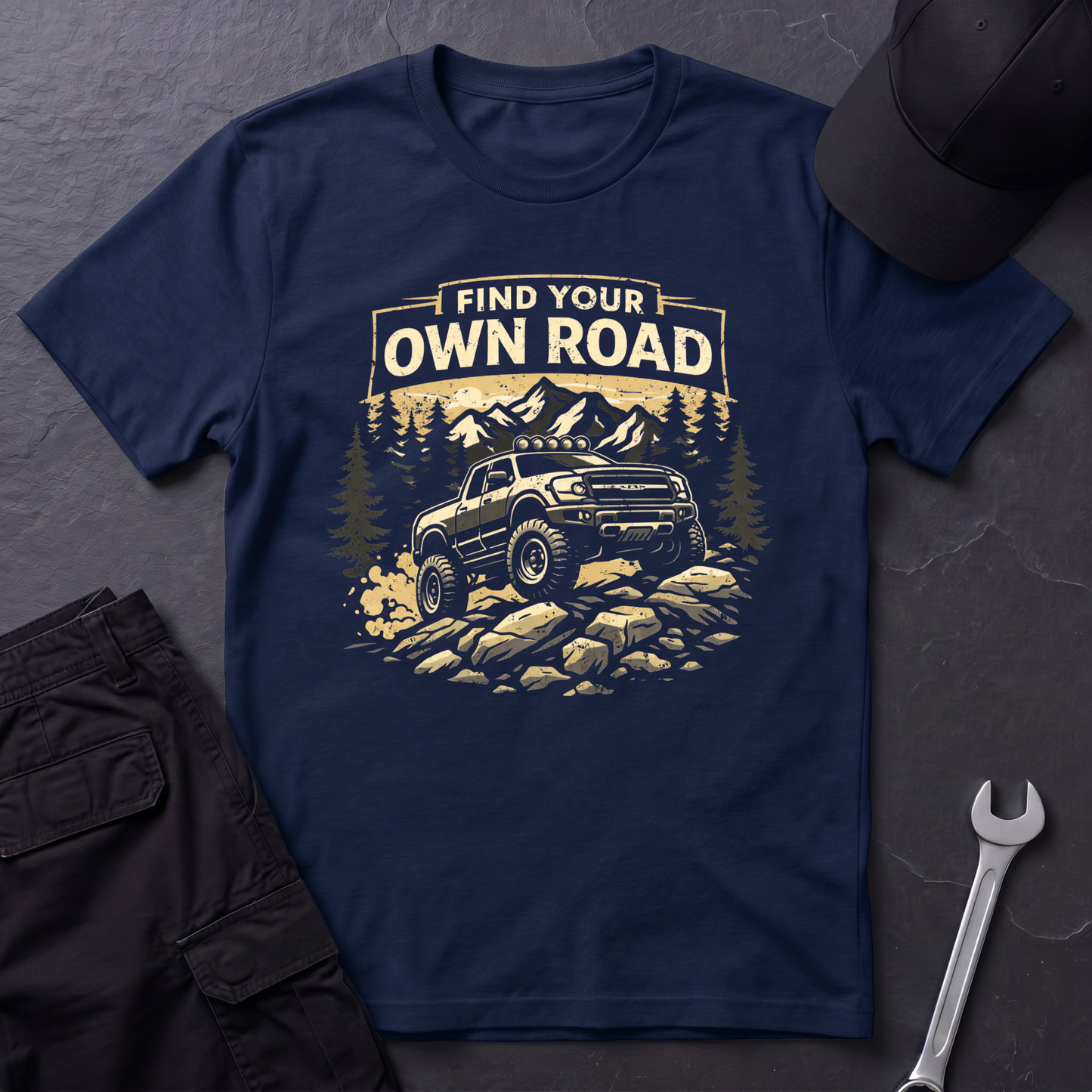 Find Your Own Road Truck T-Shirt