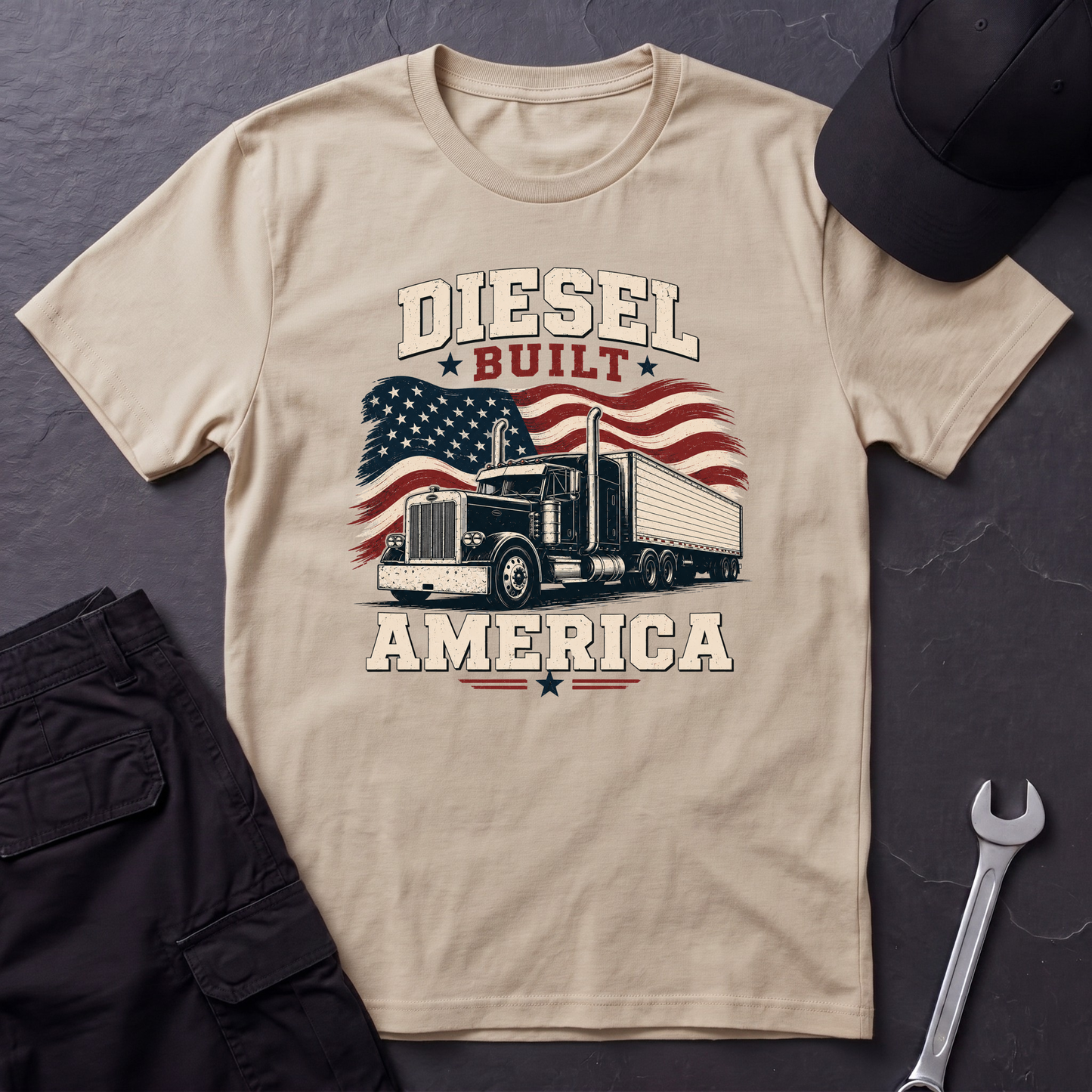 Diesel Built America   T-Shirt