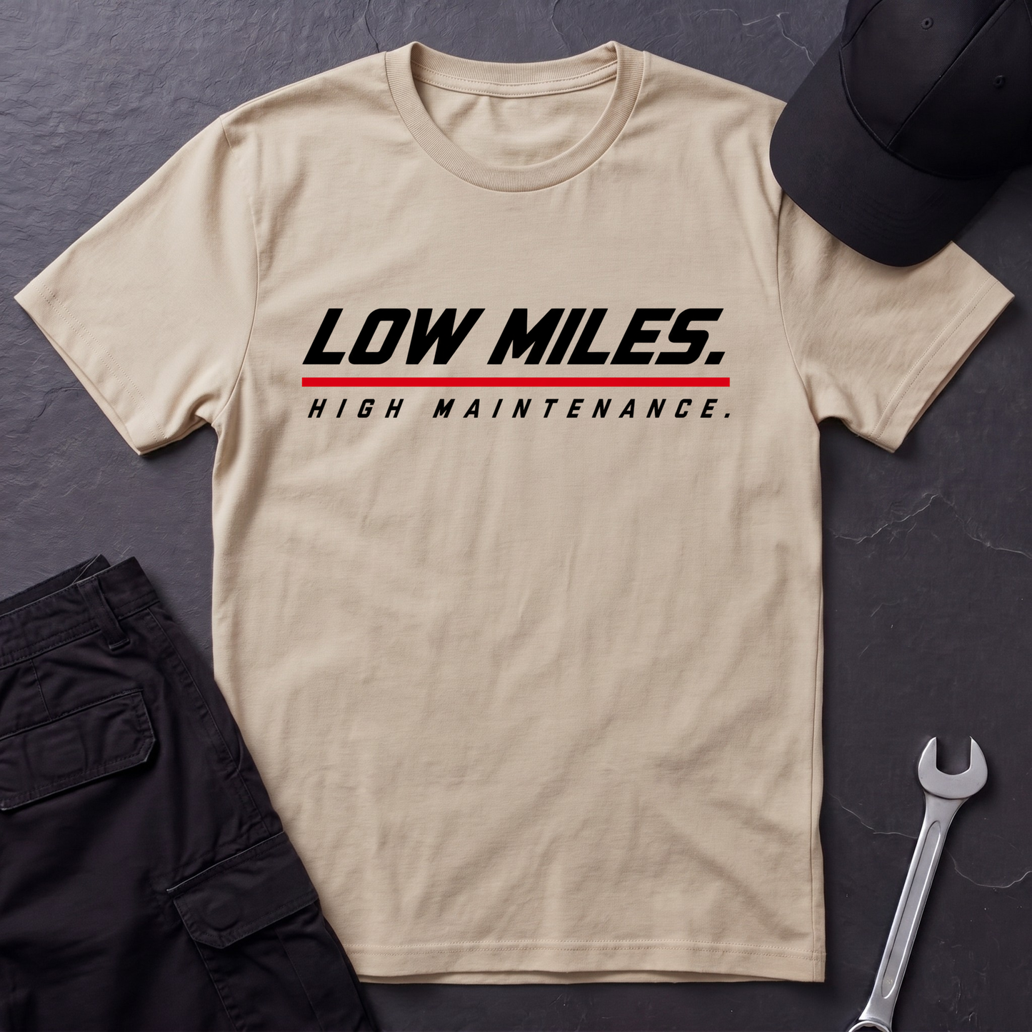Low Miles.   T-Shirt