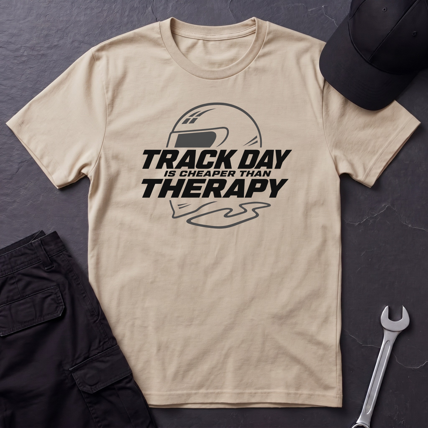 Track Day Therapy   T-Shirt