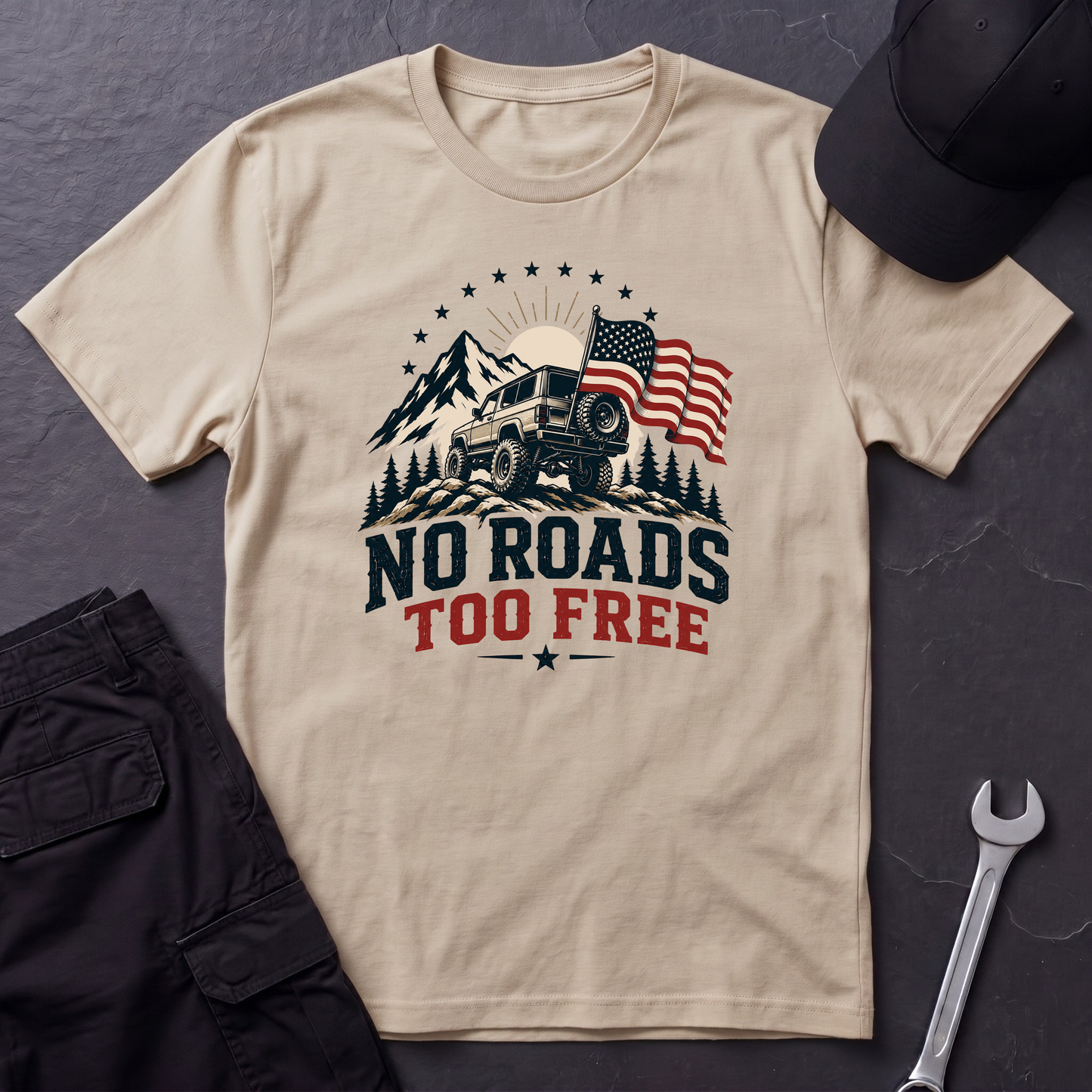 No Roads Too Free   T-Shirt