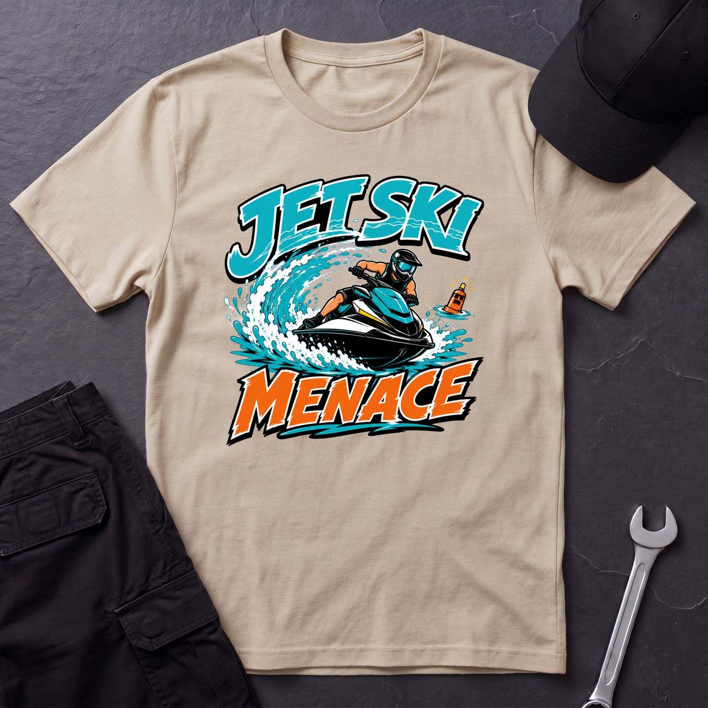 Jet Ski Menace  T-Shirt