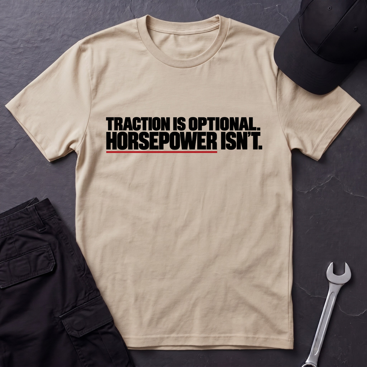 Traction Is Optional.   T-Shirt