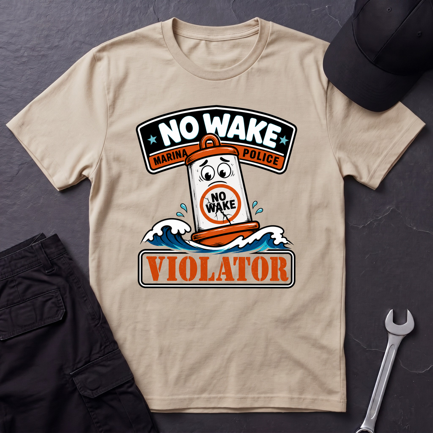No Wake Violator  T-Shirt