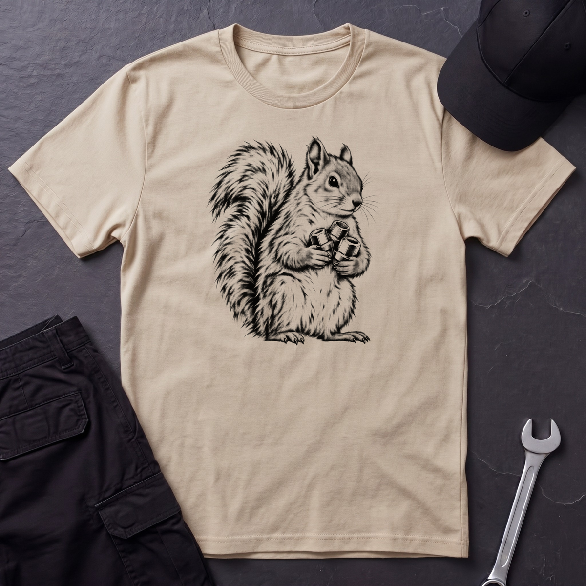 Gathering Nuts  T-Shirt