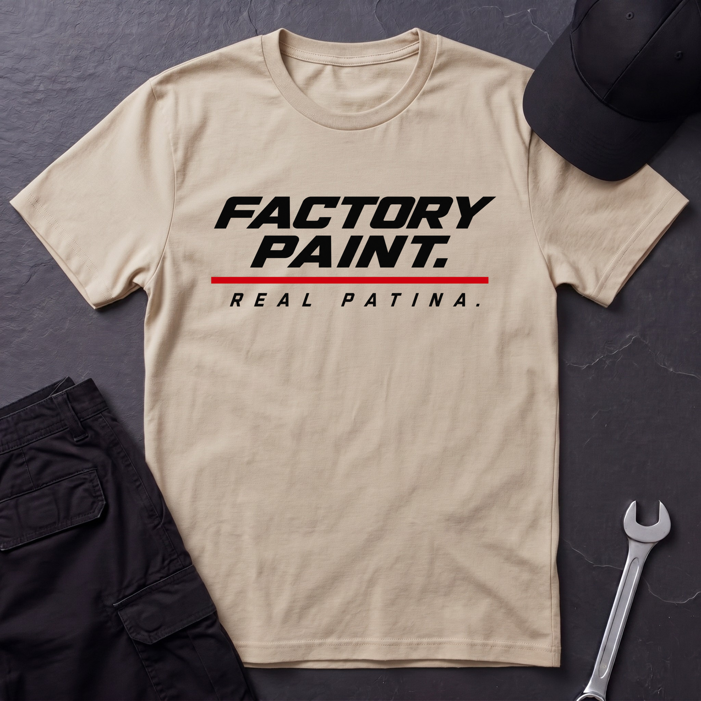 Factory Paint.   T-Shirt