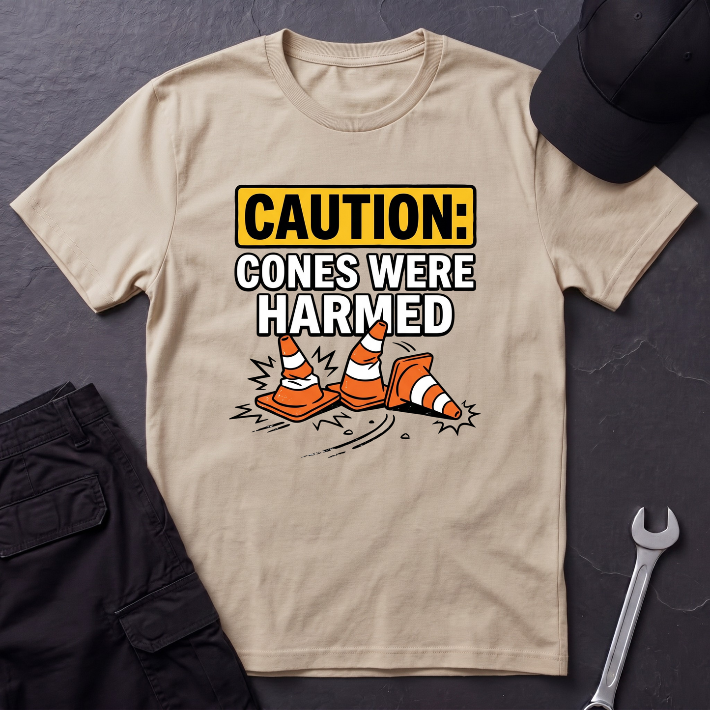 Autocross Cones Harmed  T-Shirt
