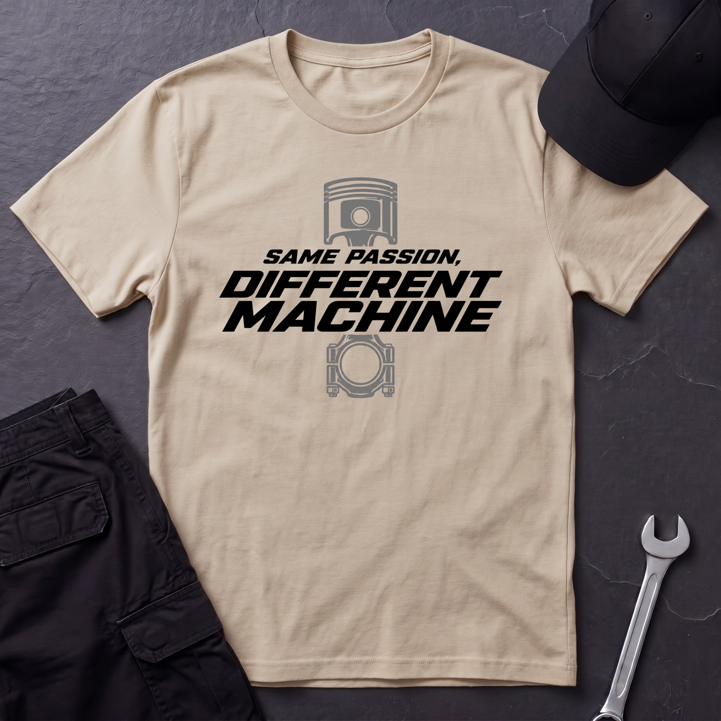 Same Passion , Different Machine   T-Shirt