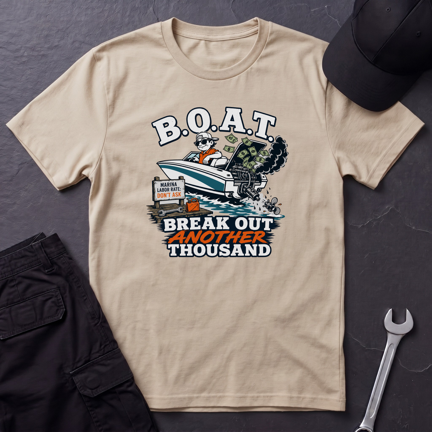 B.O.A.T. Design T-Shirt