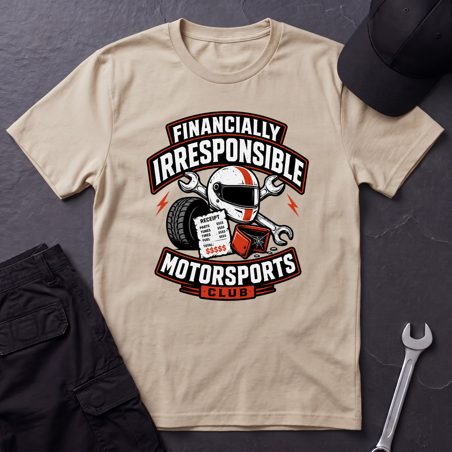 Financially Irresponsible Motorsports  T-Shirt