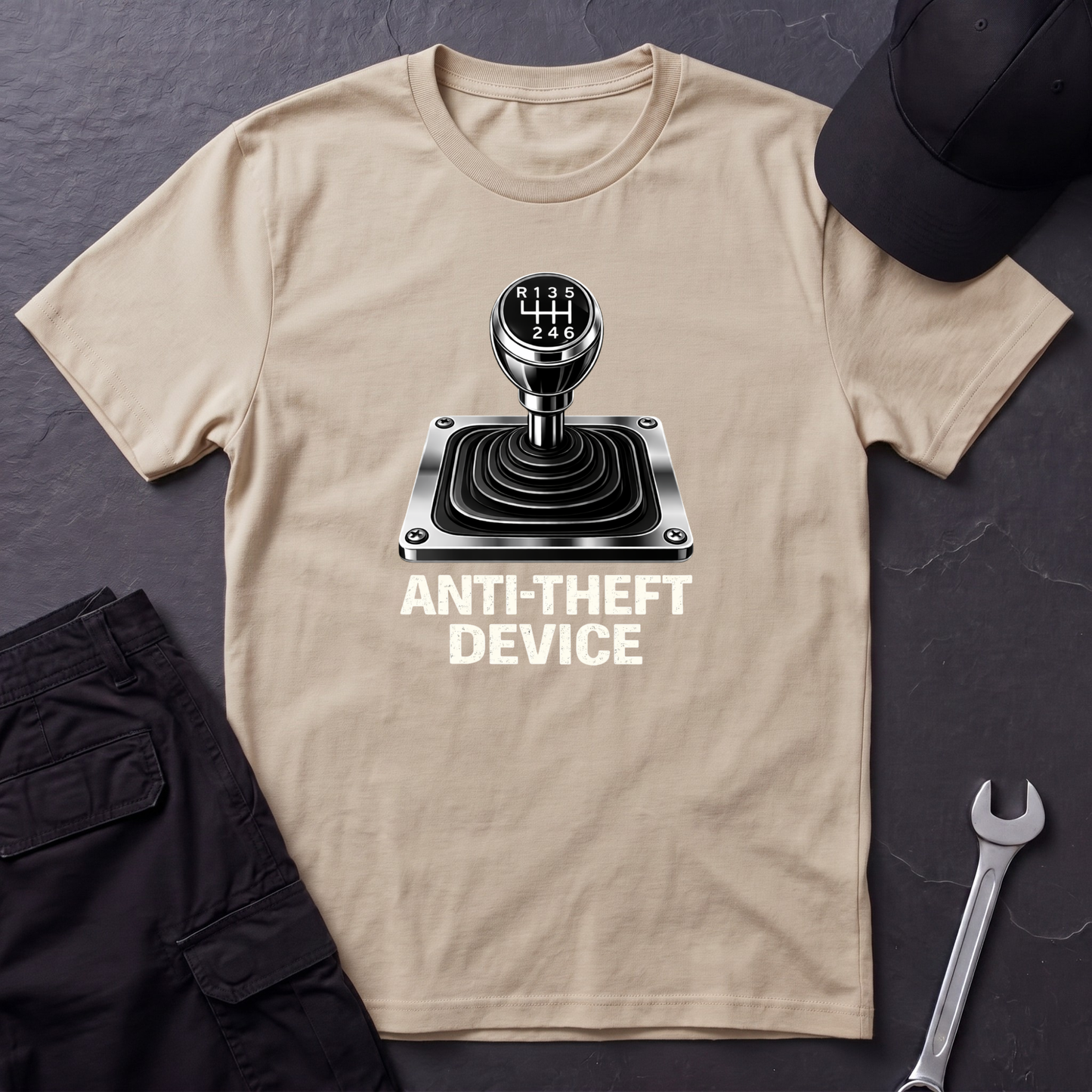 Anti-Theft Device Stickshift T-Shirt