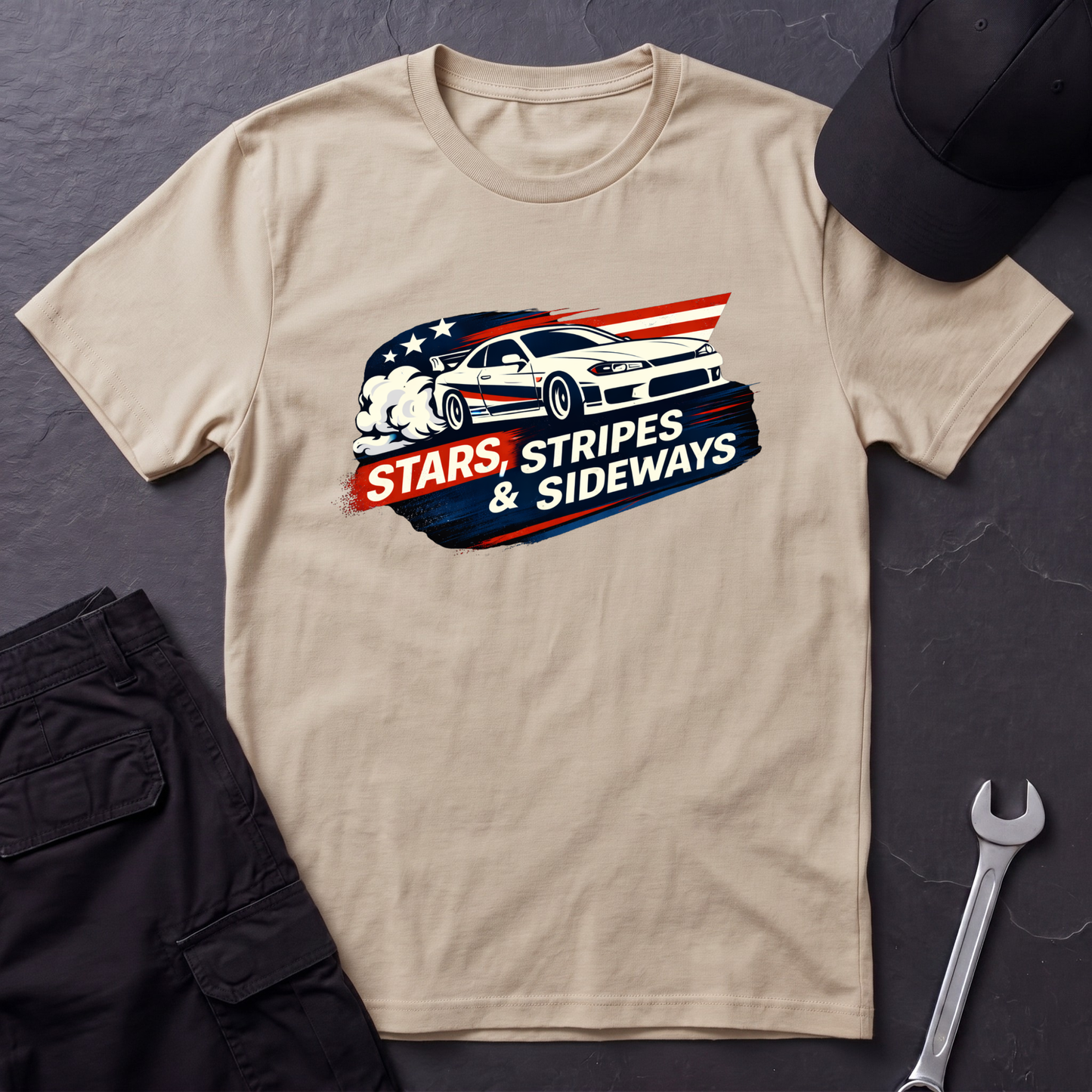 Stars,Stripes, And Sideways  T-Shirt