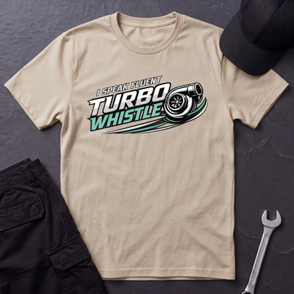 Speak Fluent Turbo Whistle  T-Shirt