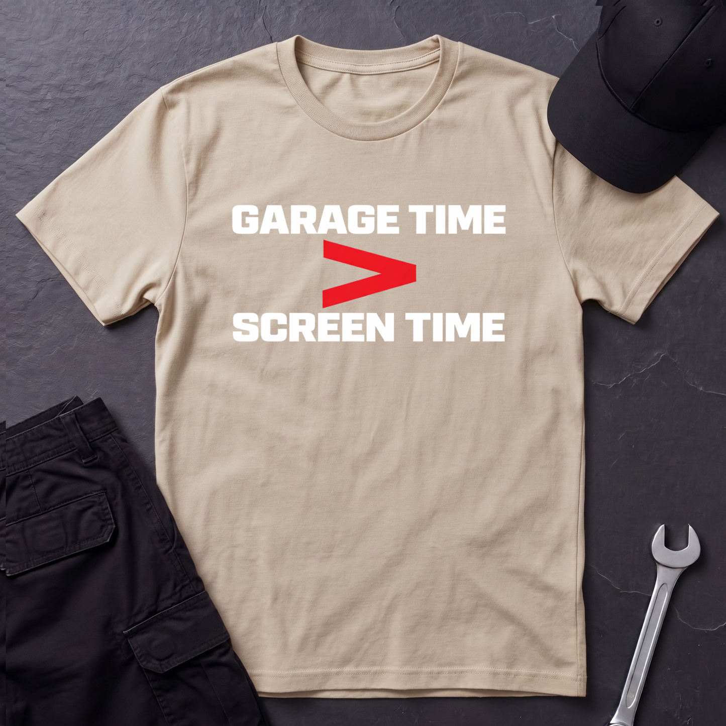 Garage Time > Screen Time  T-Shirt