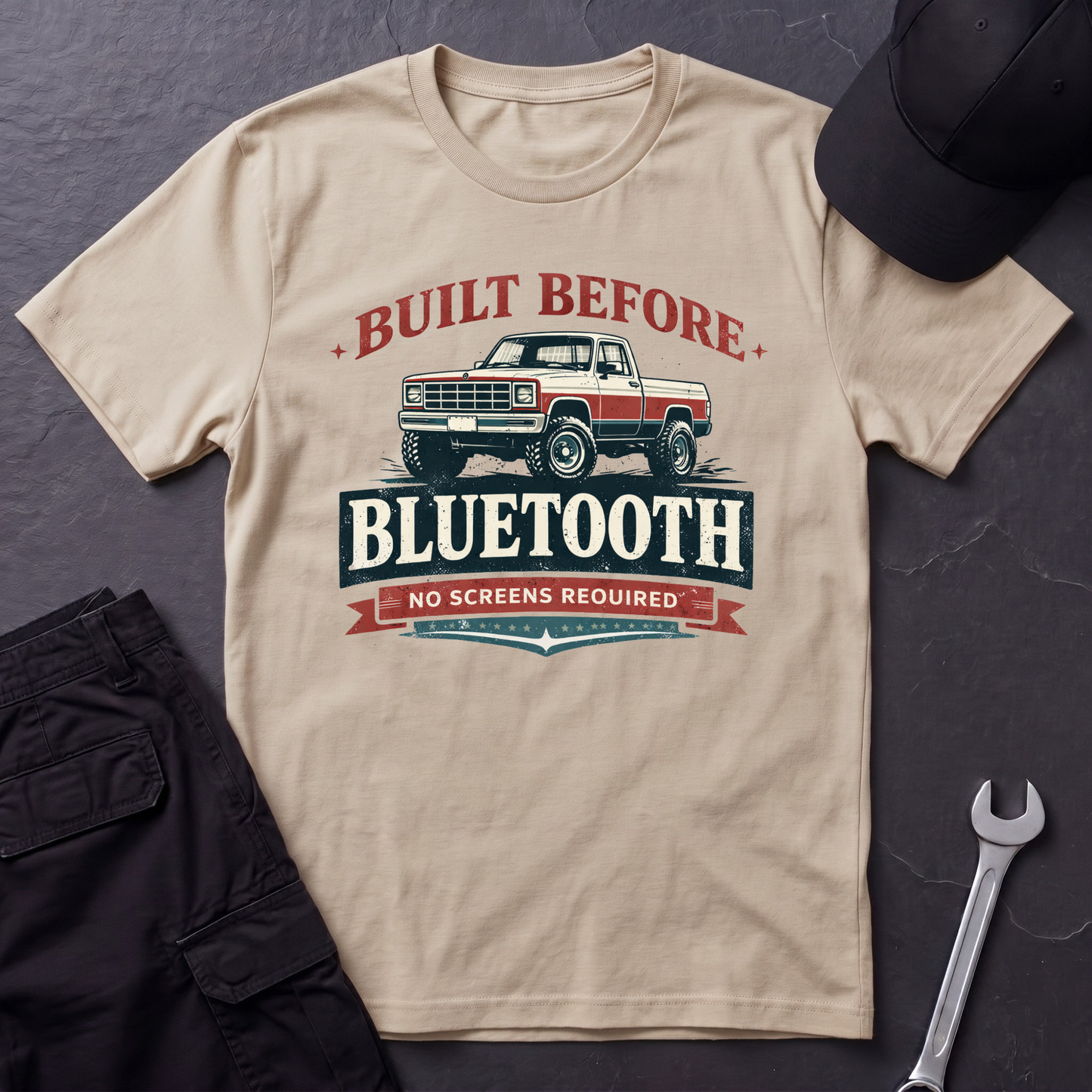 Before Bluetooth Squarebody T-Shirt