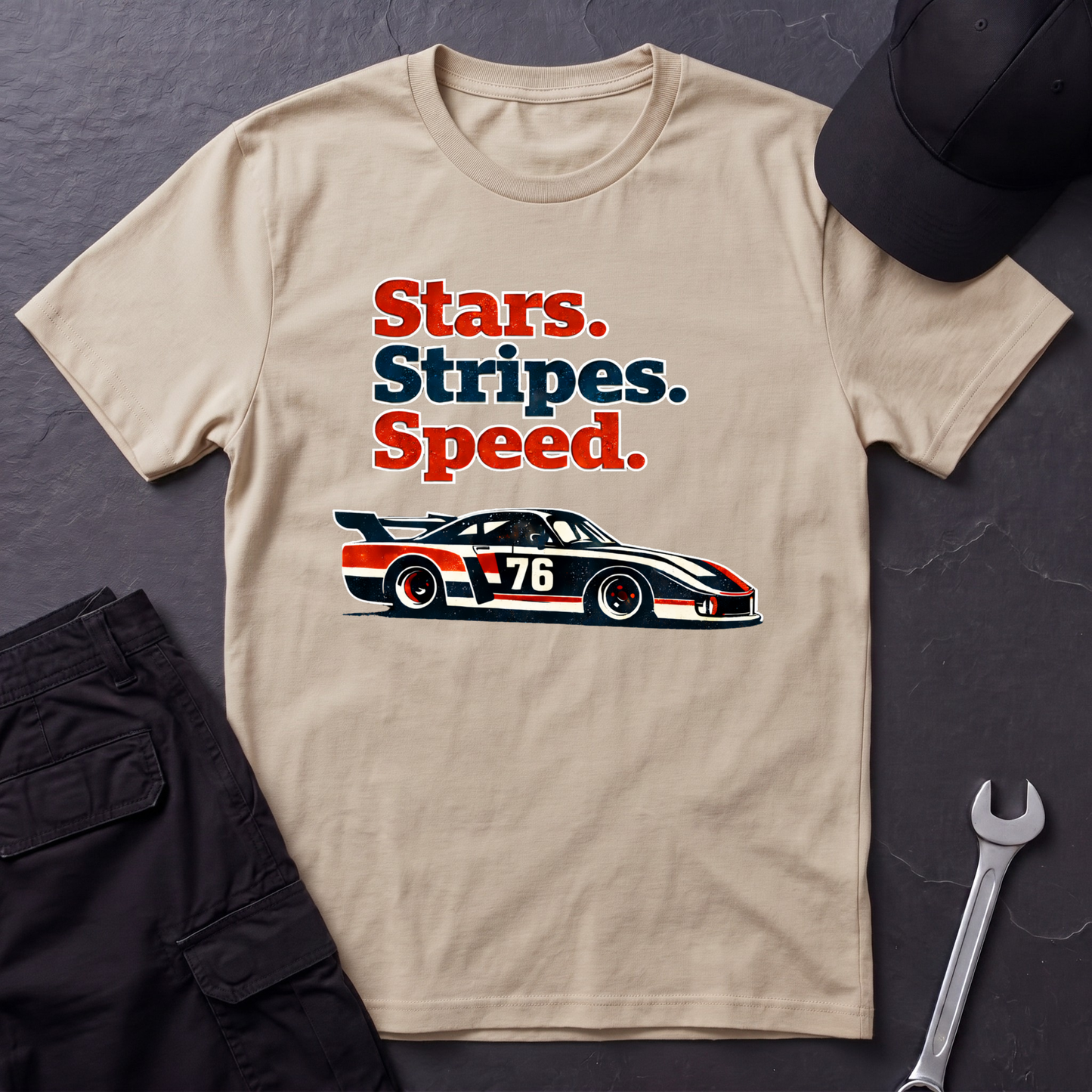 Stars. Stripes. Speed. T-Shirt