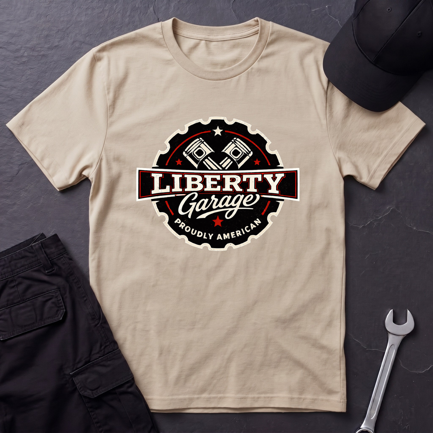 Liberty Garage  T-Shirt