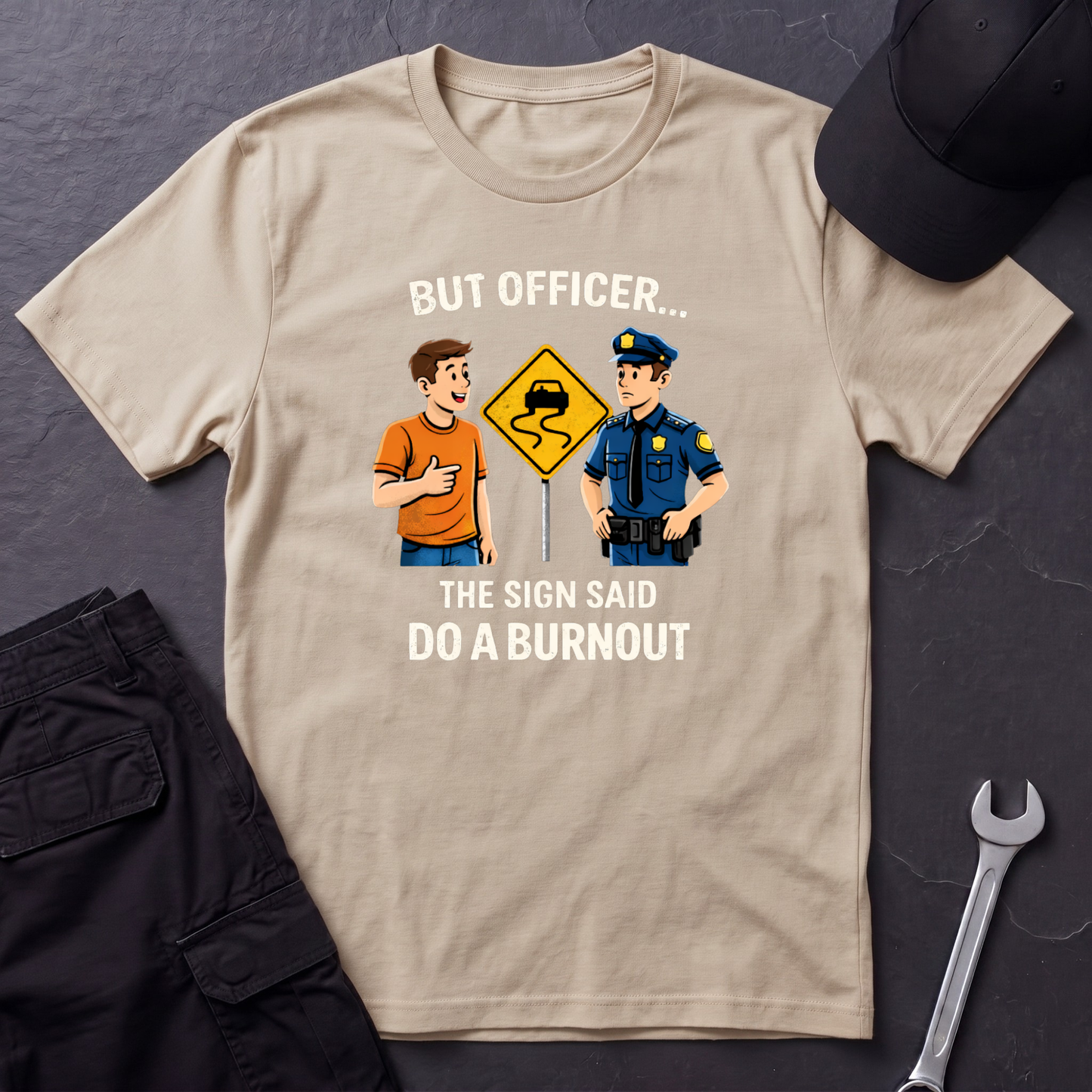 But Officer color T-Shirt
