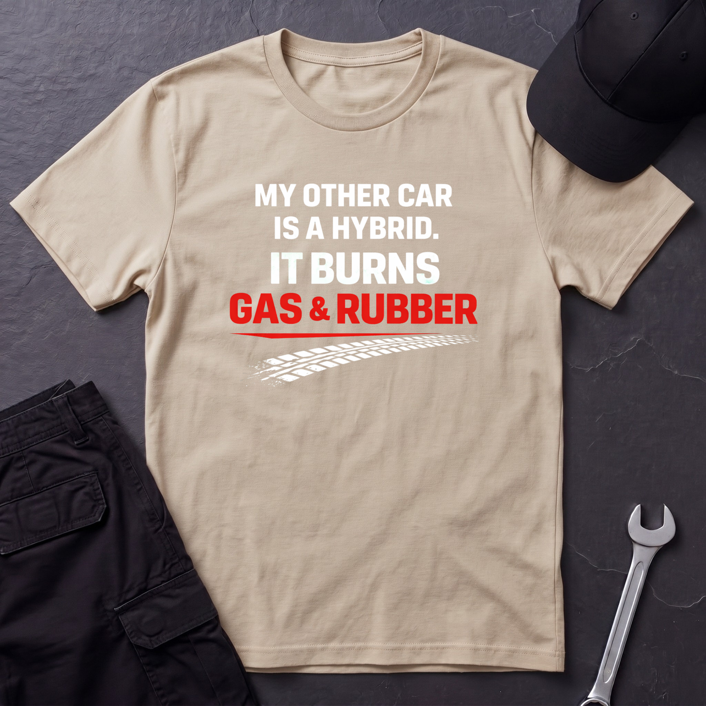 It Burns Gas & Rubber T-Shirt