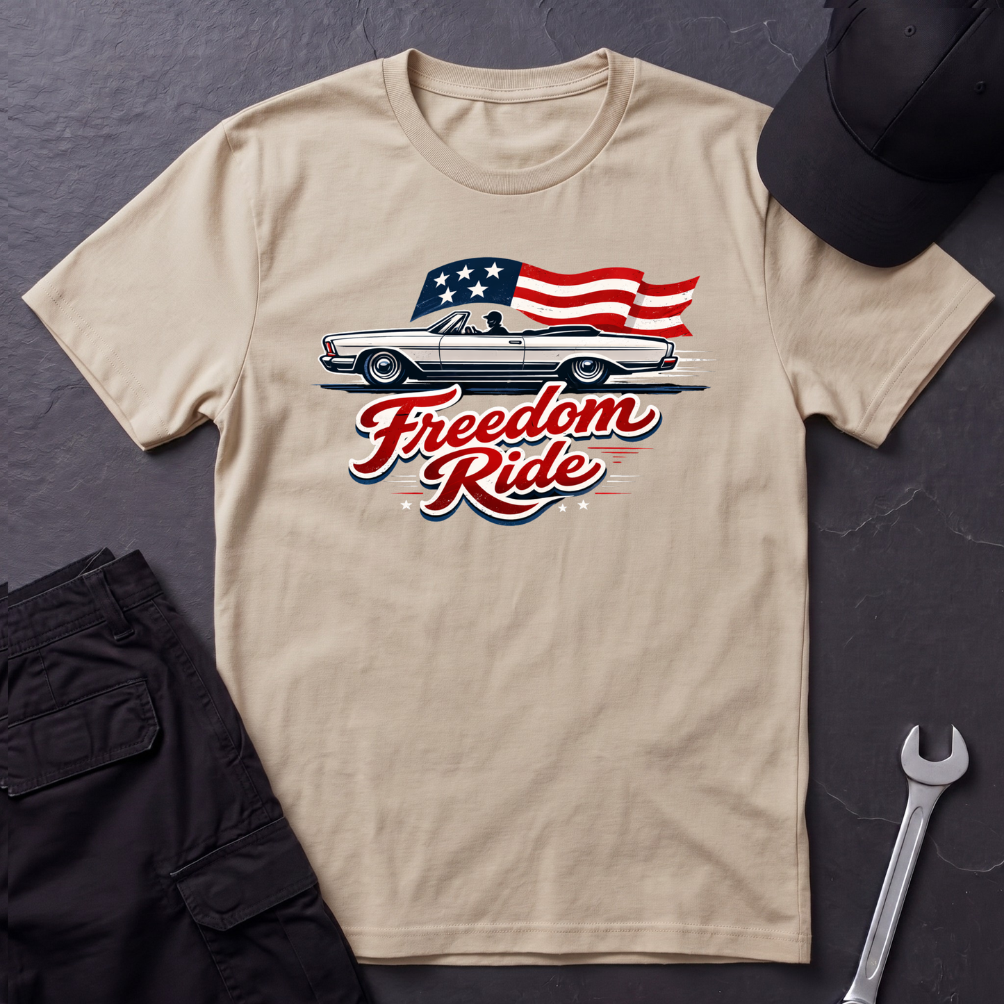 Freedom Ride Flag T-Shirt