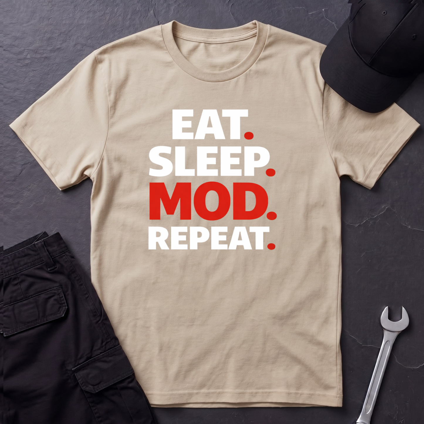 Eat. Sleep. Mod. Repeat. T-Shirt