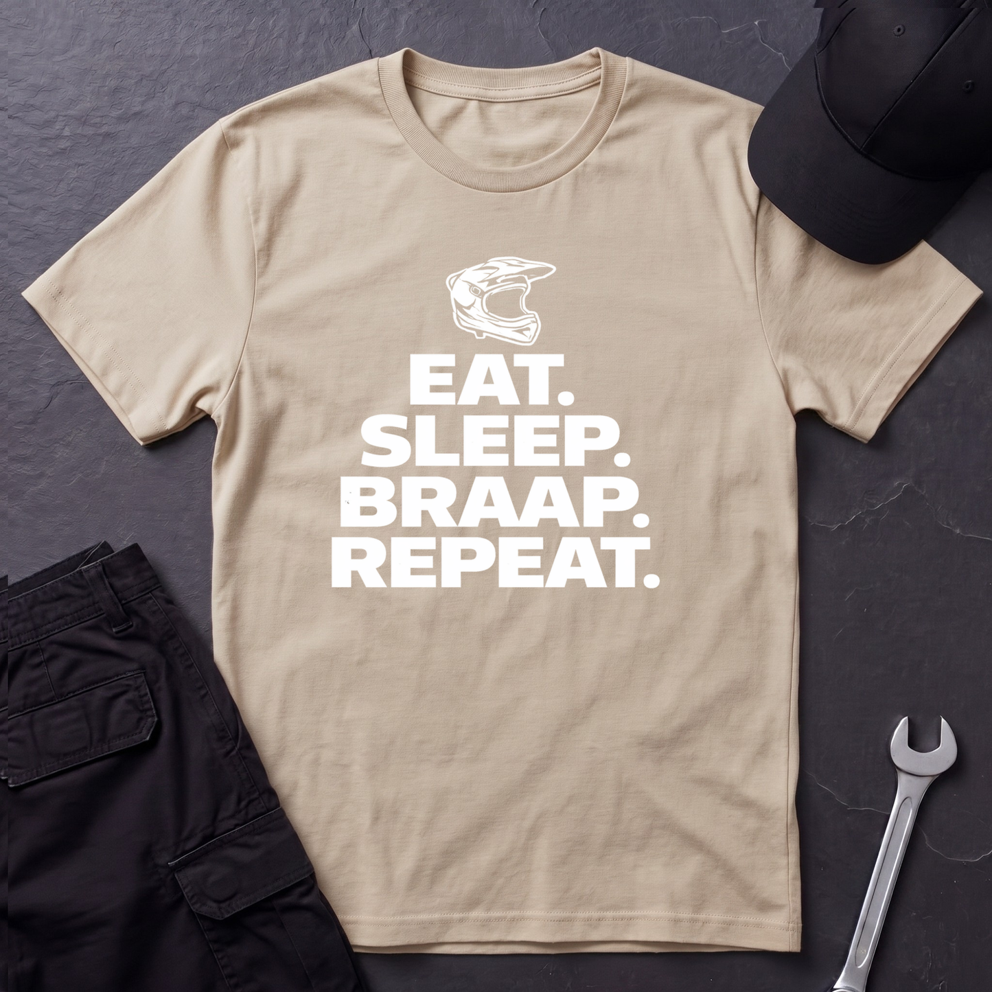Eat. Sleep. Braap. Repeat. T-Shirt