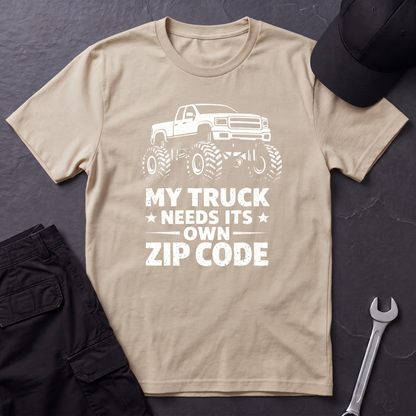 Truck Needs Zip Code  T-Shirt