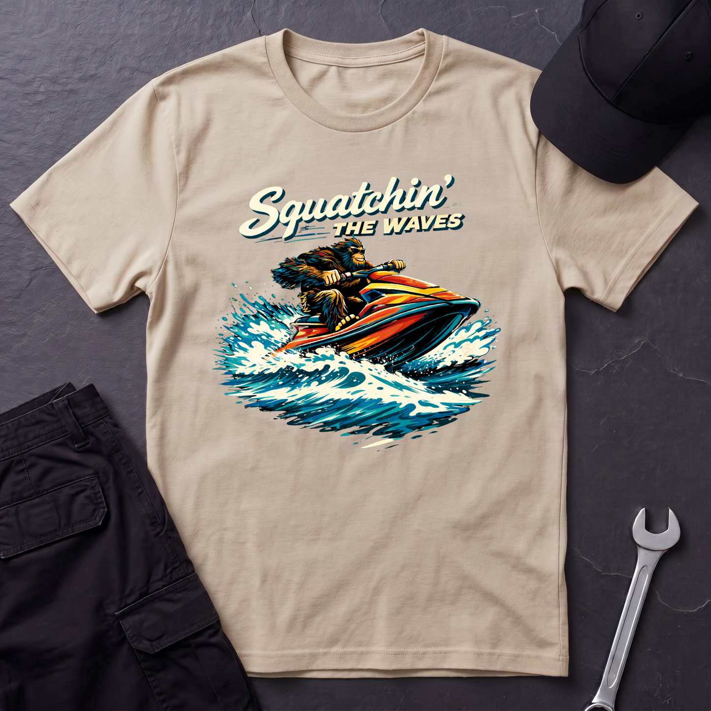 Squatchin' The Waves  T-Shirt