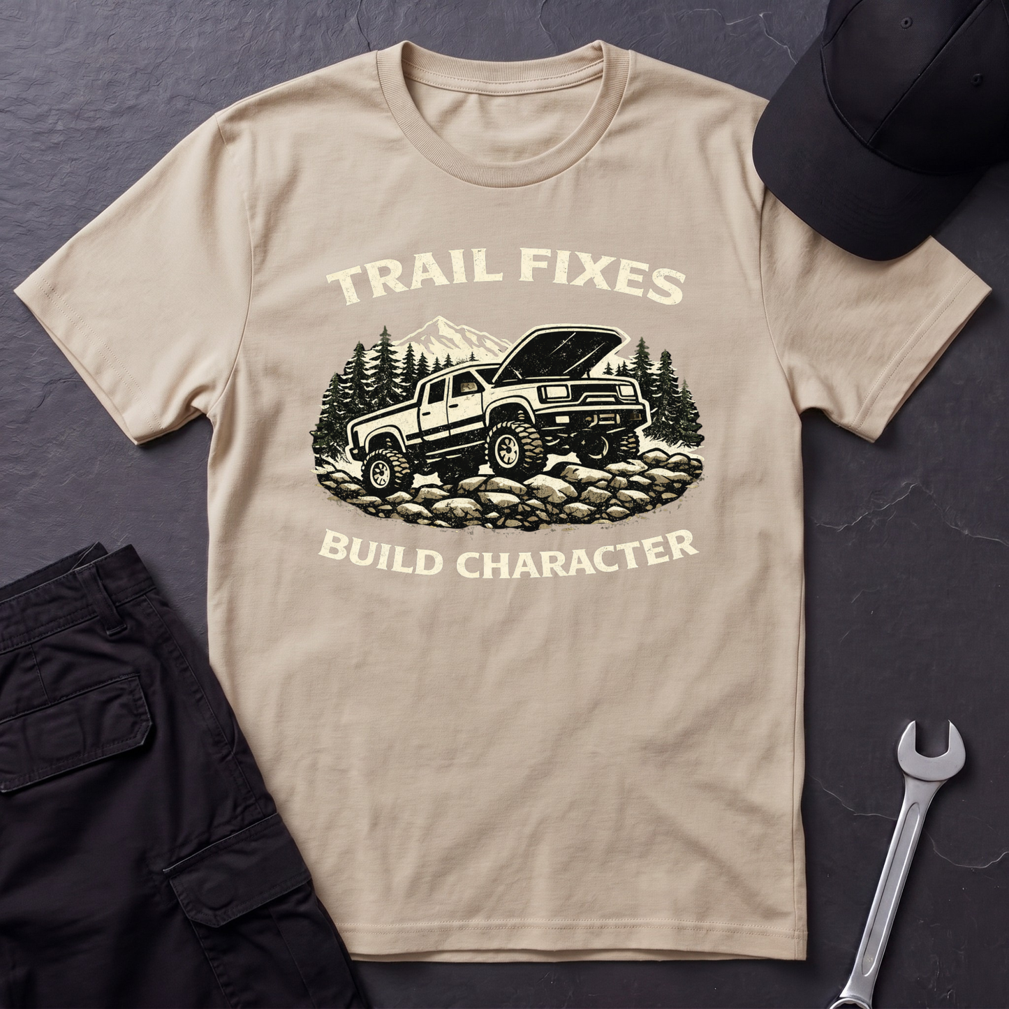 Trail Fixes Build Character  T-Shirt