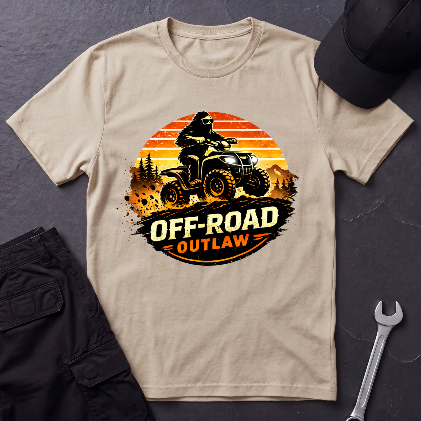 Off Road Outlaw Bigfoot  T-Shirt