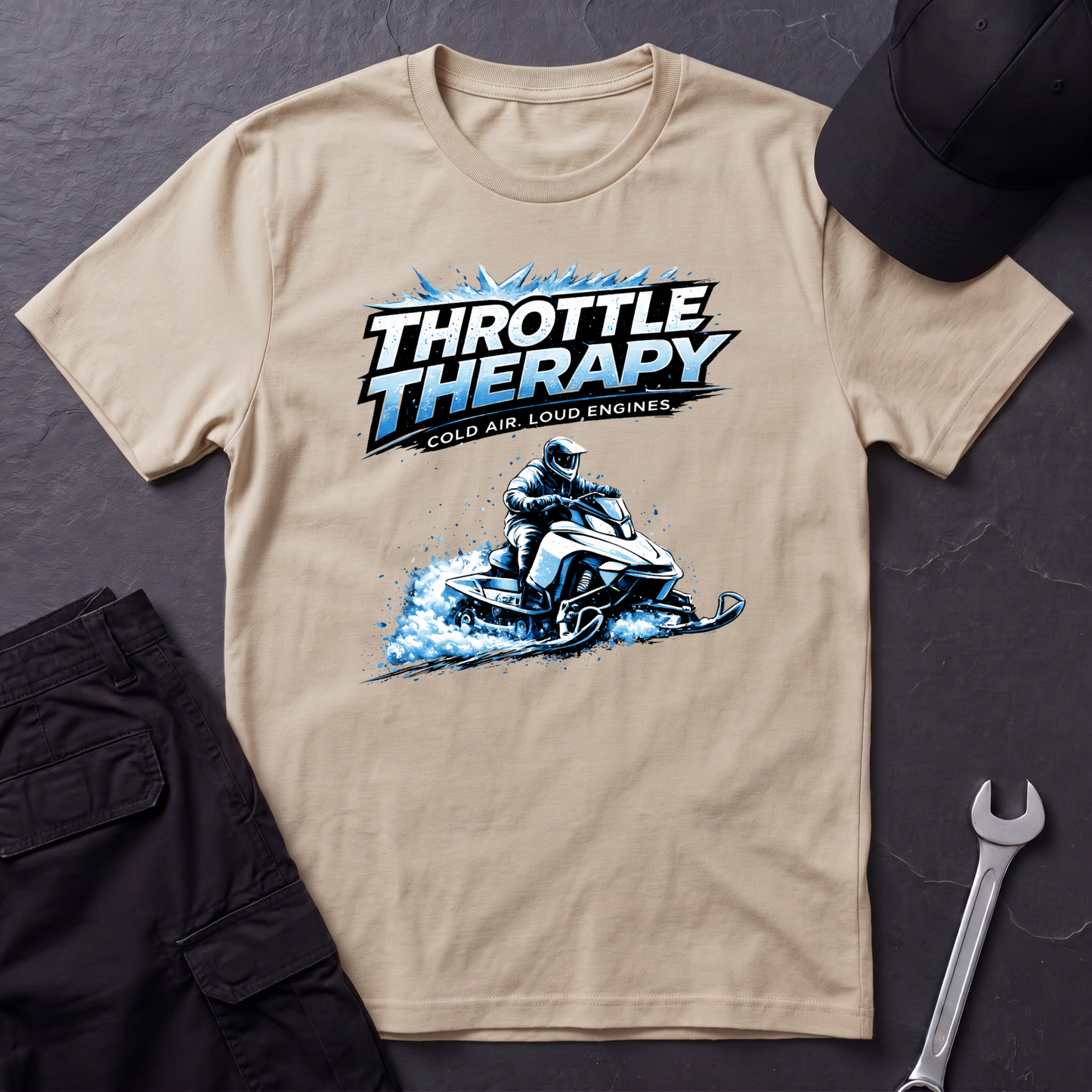 Throttle Therapy Snowmobile  T-Shirt