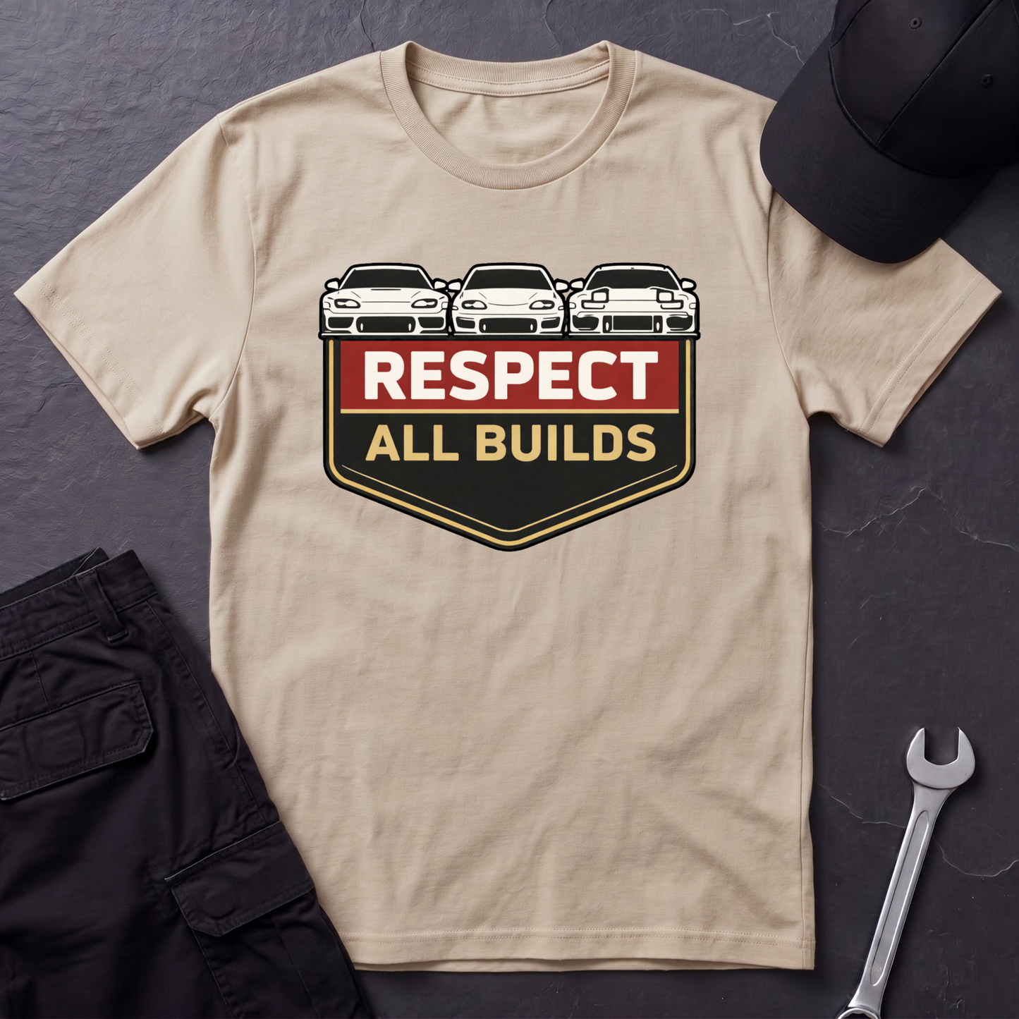 Respect All Builds  T-Shirt