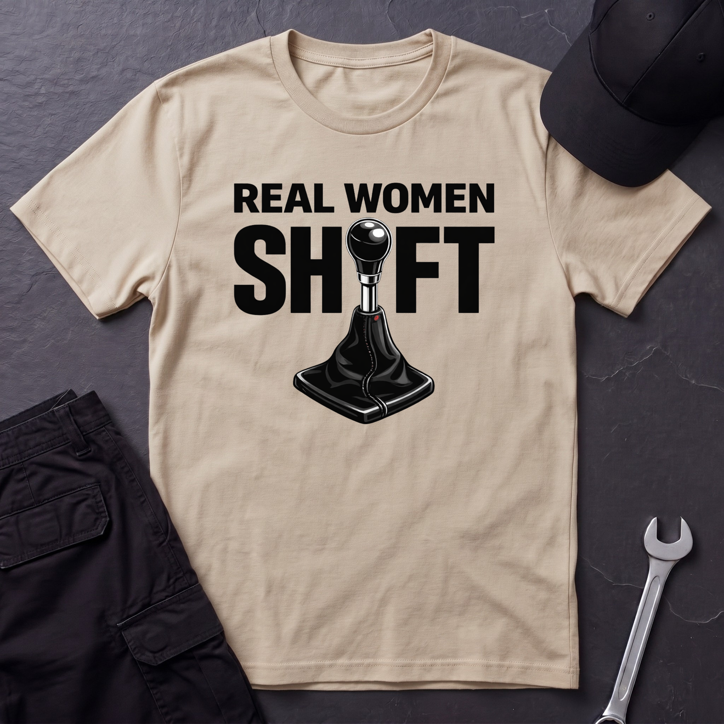 Real Women Shift black  T-Shirt
