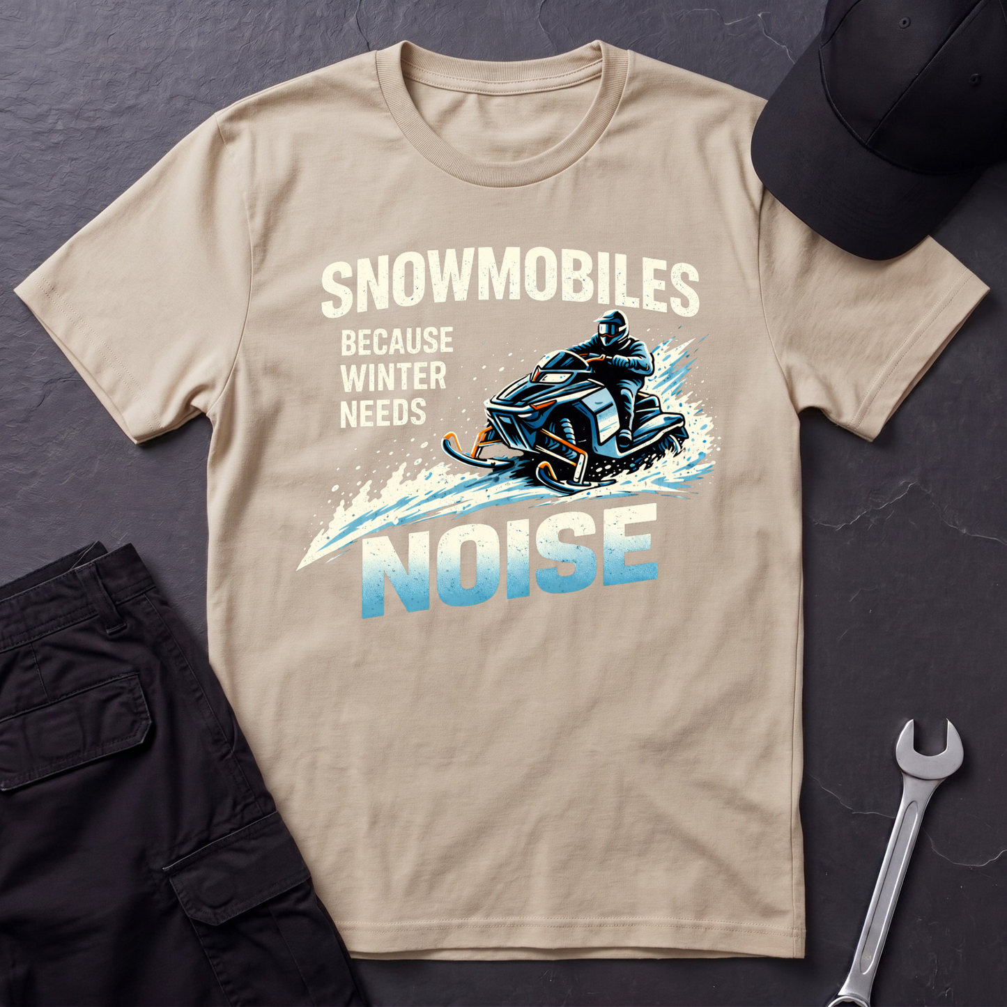 Snowmobiles, Because Winter Needs Noise  T-Shirt