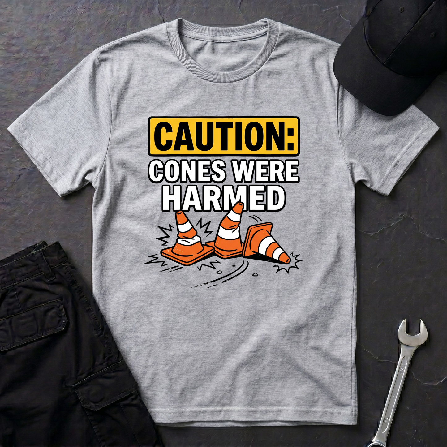 Autocross Cones Harmed  T-Shirt