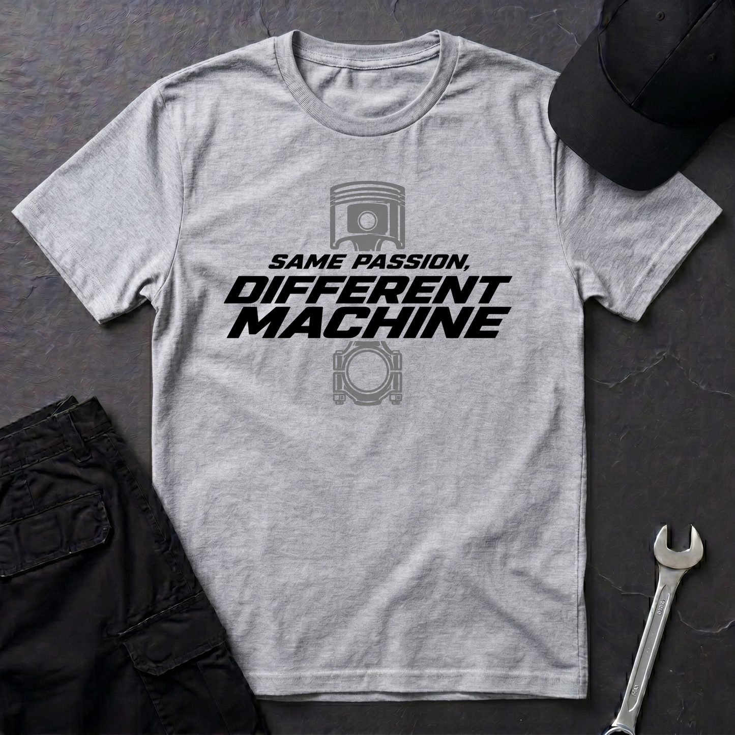 Same Passion , Different Machine   T-Shirt
