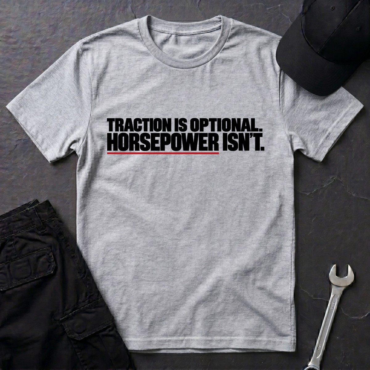 Traction Is Optional.   T-Shirt