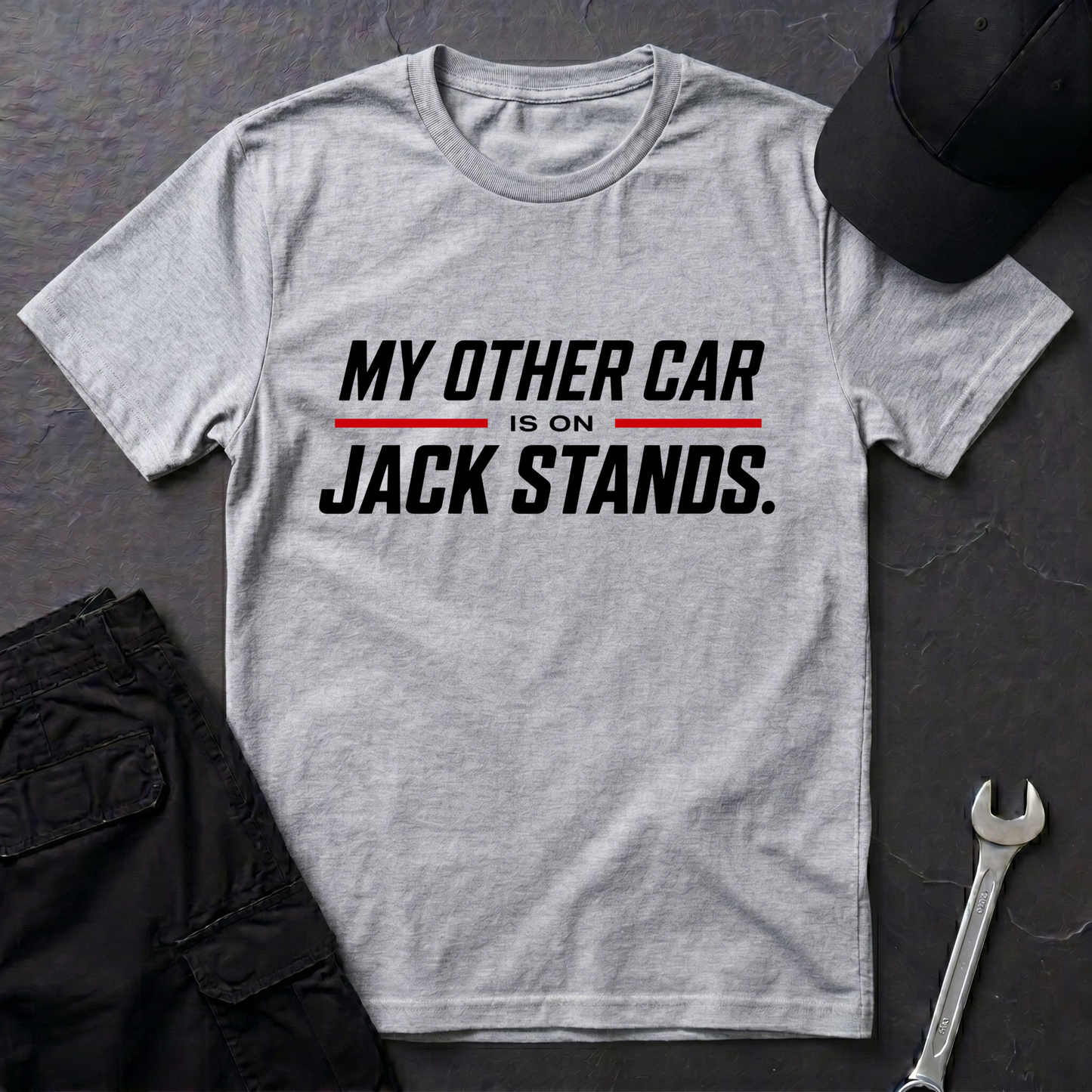 Other Car On Jack Stands  T-Shirt