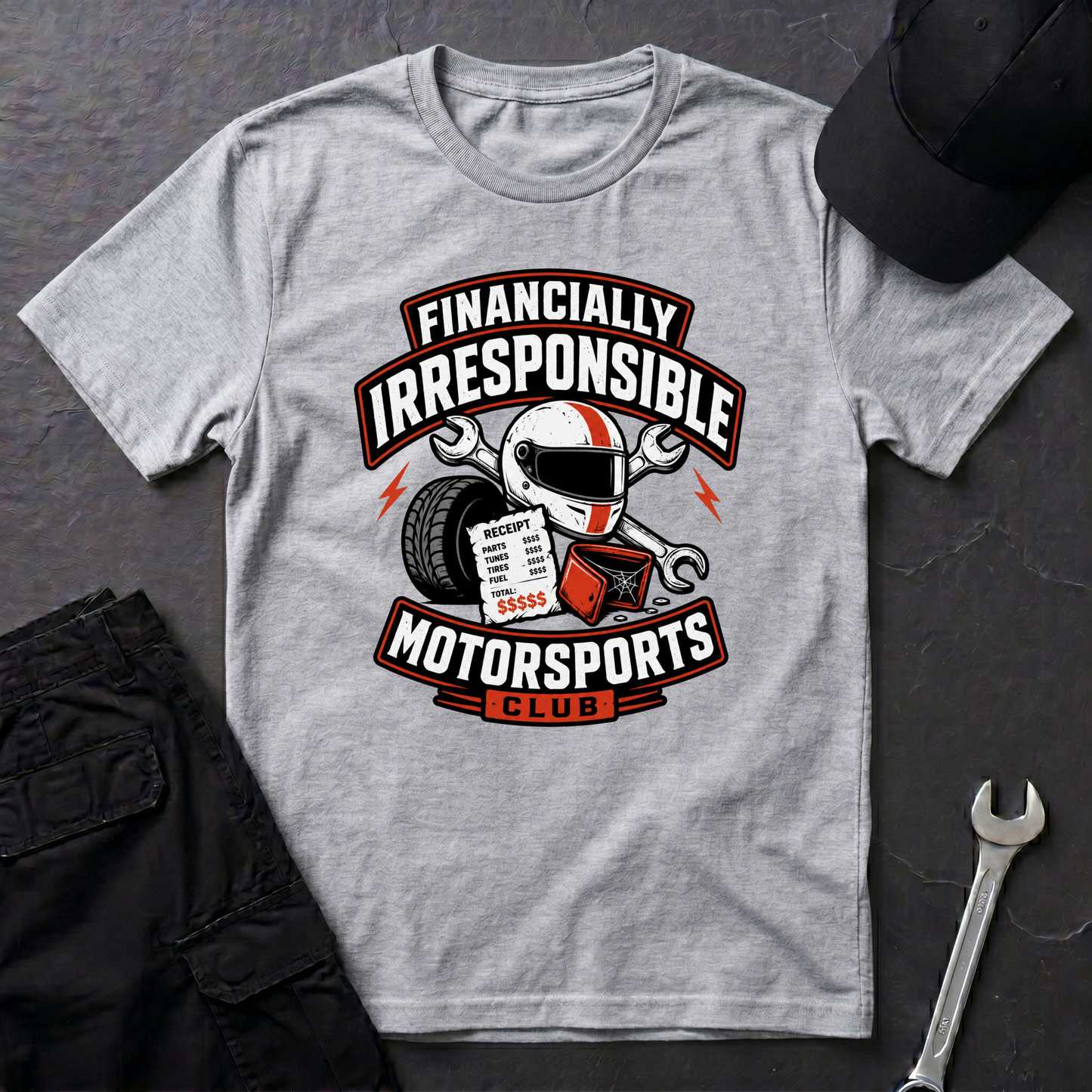 Financially Irresponsible Motorsports  T-Shirt