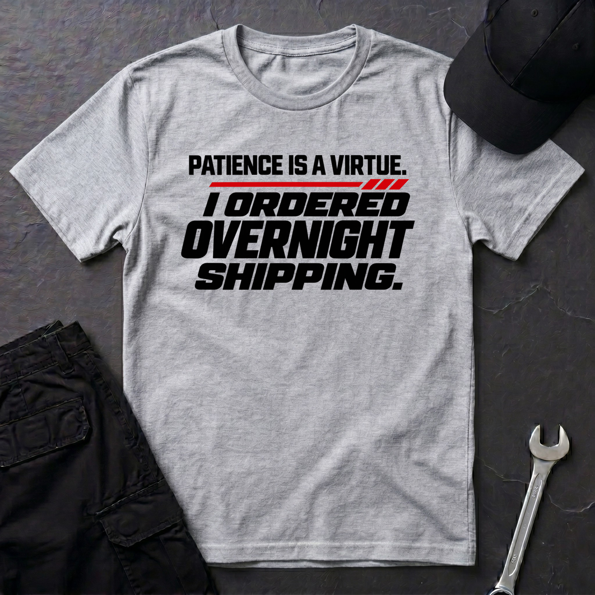Patience Is A Virtue.  T-Shirt