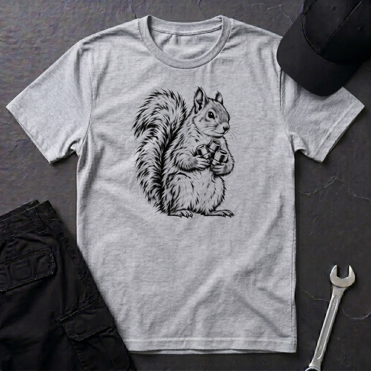 Gathering Nuts  T-Shirt