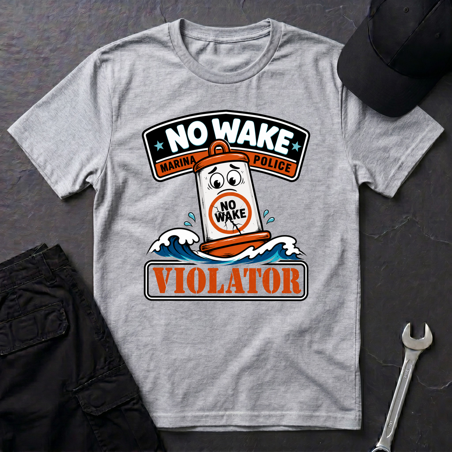 No Wake Violator  T-Shirt