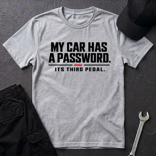 Car Has Password   T-Shirt