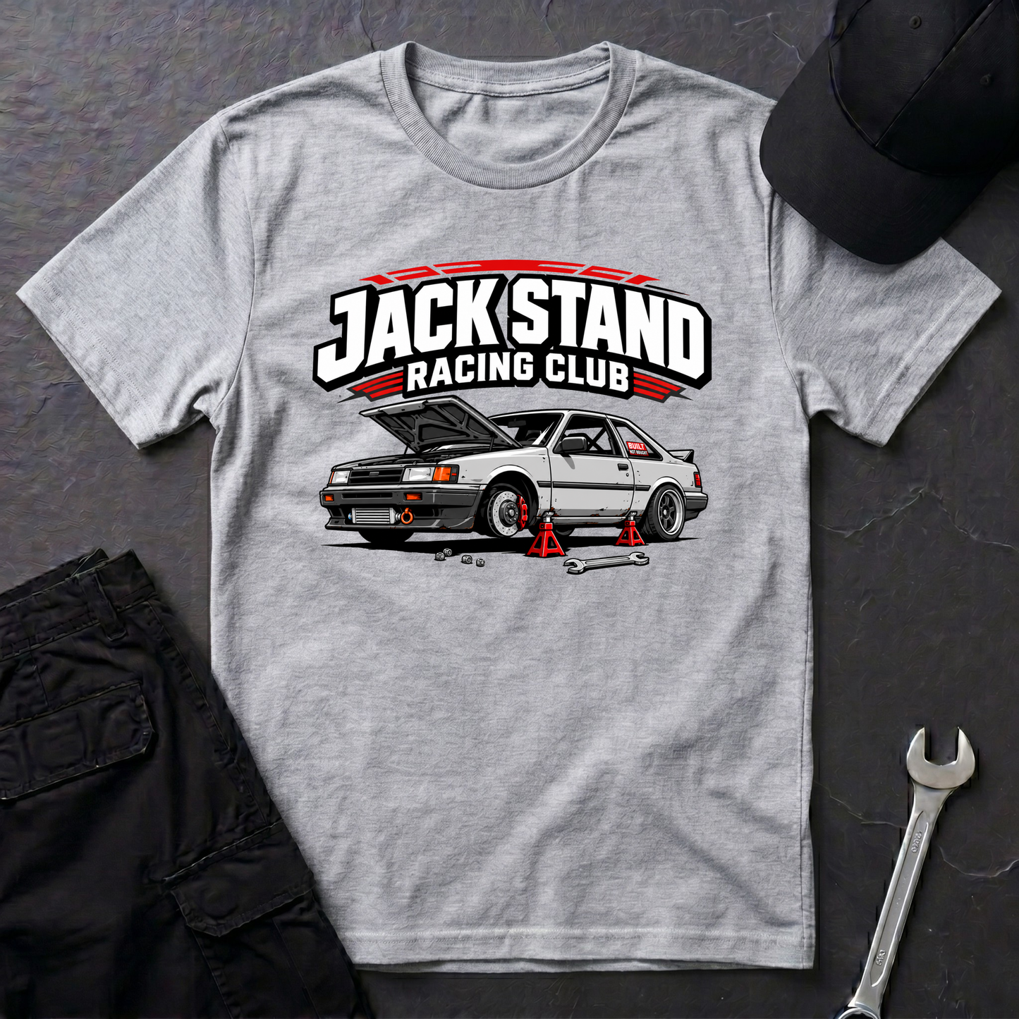 Jack Stand Racing Club  T-Shirt