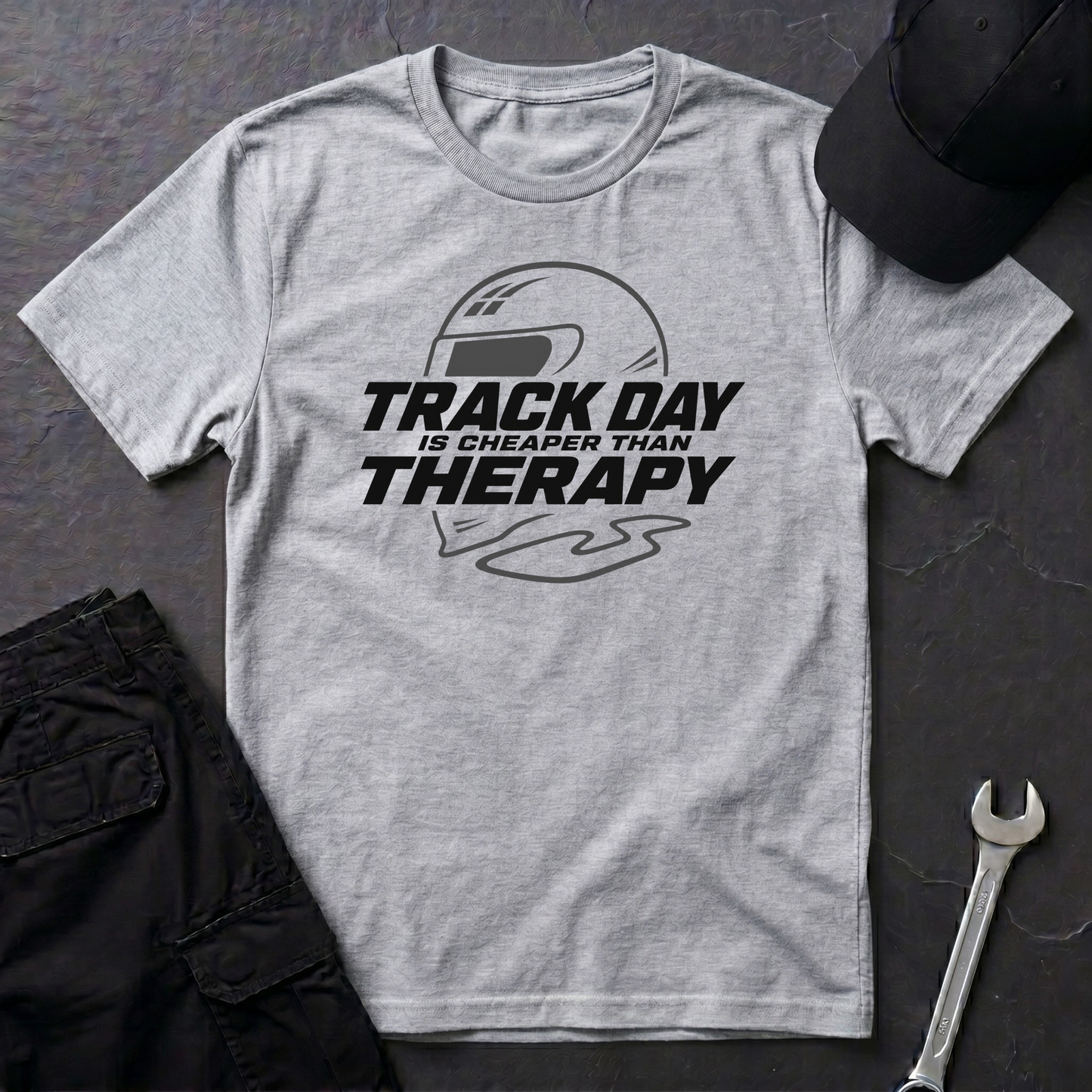 Track Day Therapy   T-Shirt