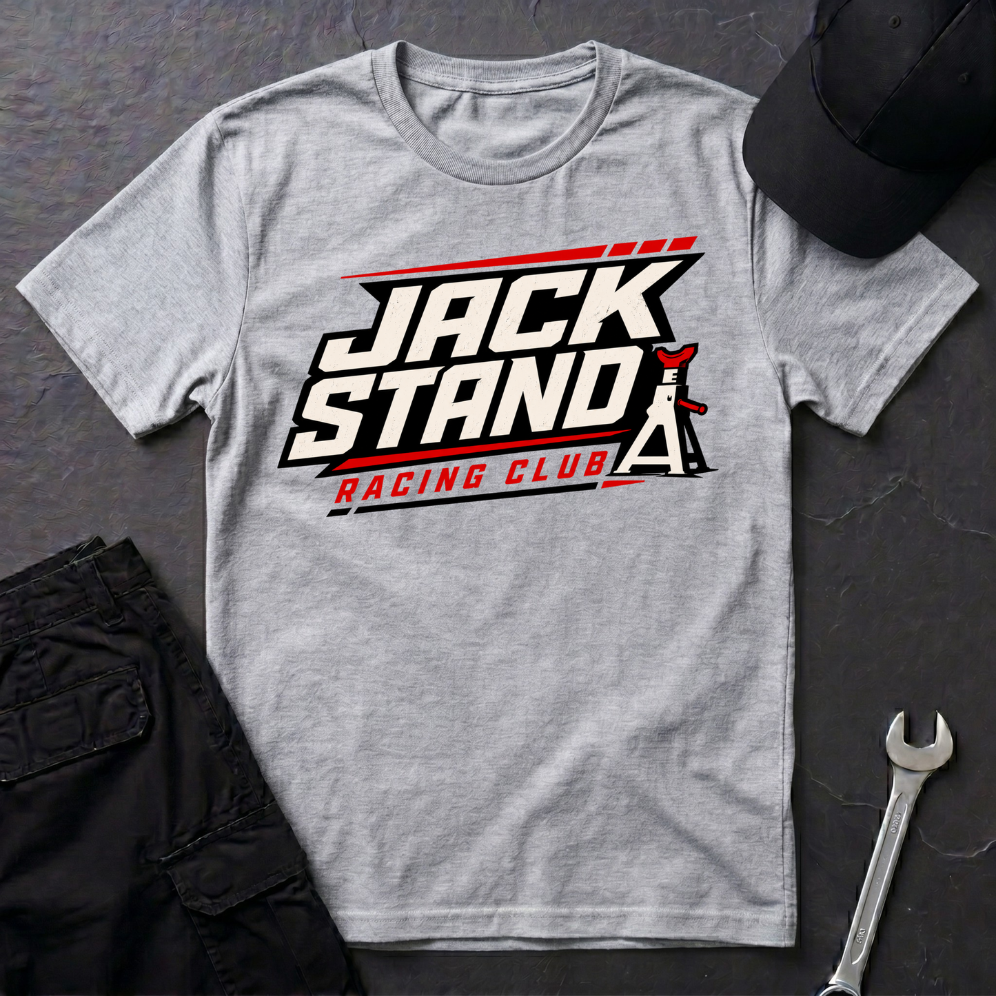 Jack Stand Race Club  T-Shirt