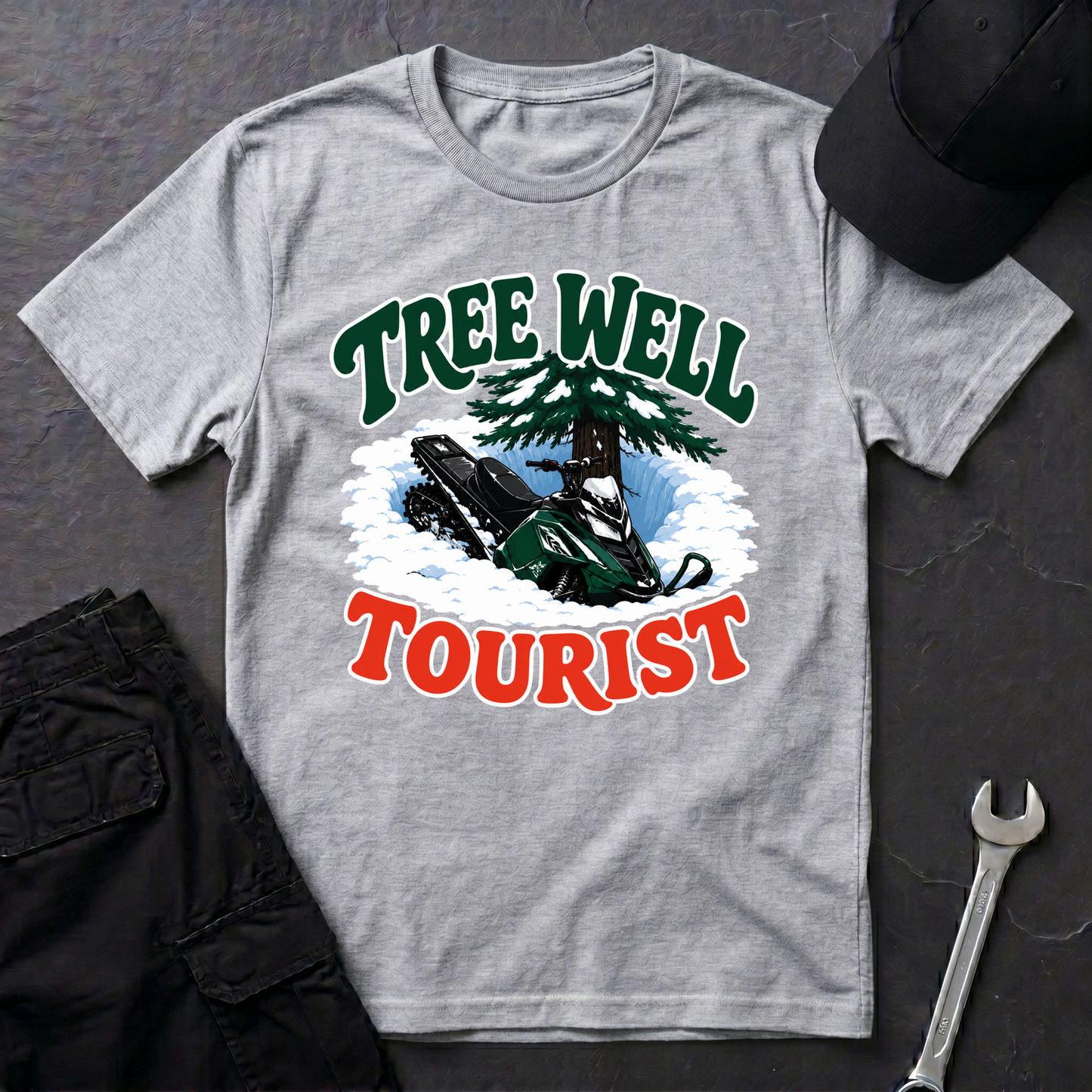 Tree Well Tourist  T-Shirt