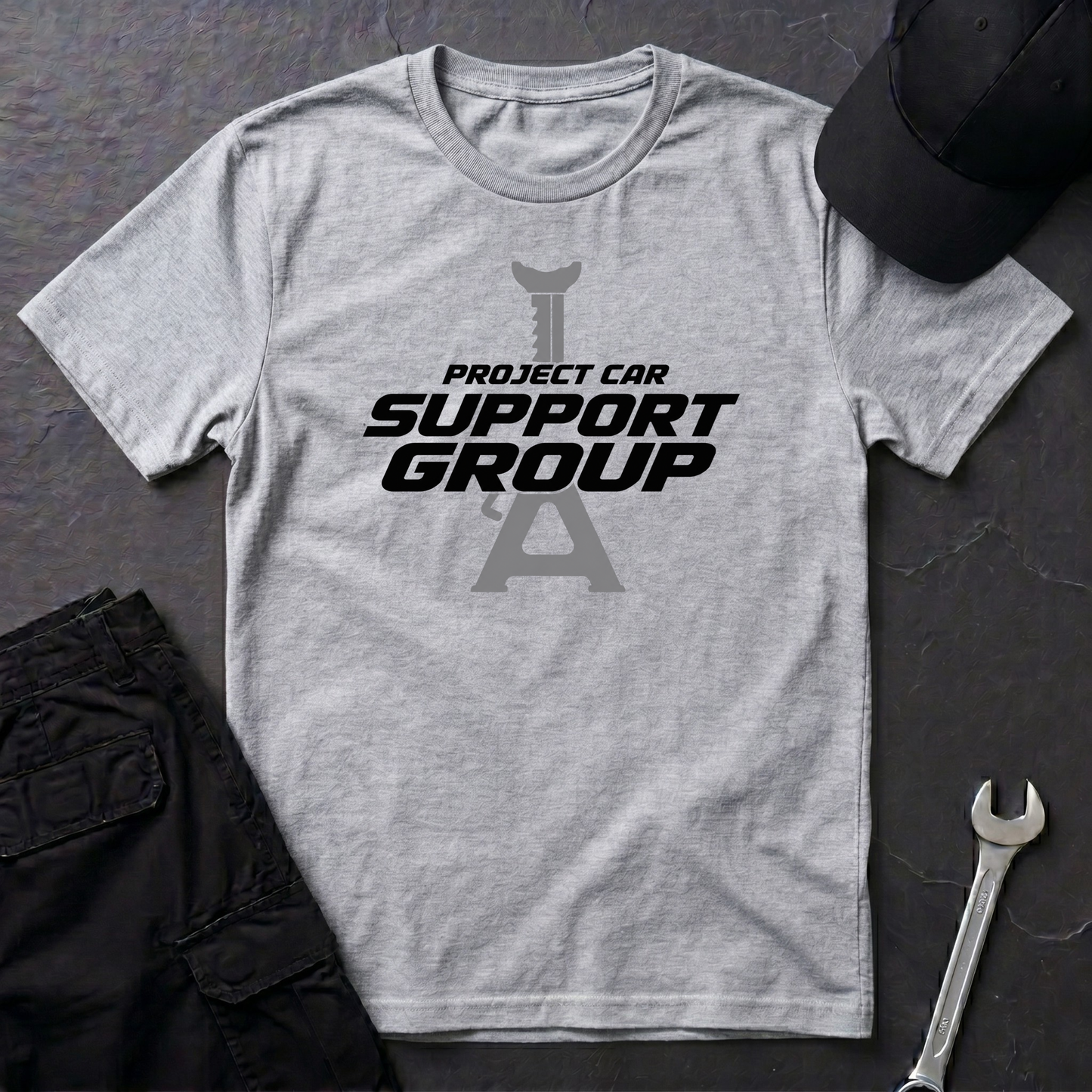 Project Car Support Group   T-Shirt